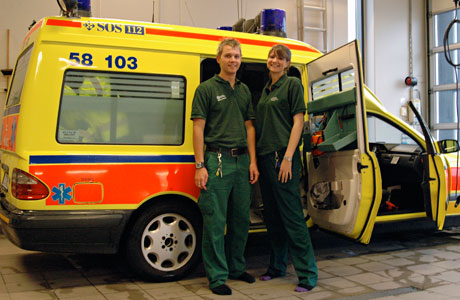 Stuart Evans och Ruth Hodgson