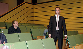 Klaus Kollreider kom till Högskolan i Halmstad som utbytesstudent 2004. I fredags lade han fram sin avhandling som handlar om så kallad liveness detection. 