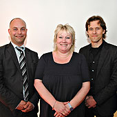 Mikael Lind, Högskolan i Borås, Carina Ihlström Eriksson, Högskolan i Halmstad, Ola Henfridsson, Högskolan i Jönköping. Bilder: Marie Olofsson