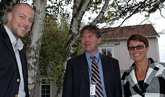 Marcus Tannerfalk, Svante Andersson och Eva Berggren.