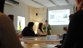 Högskolans studie- och karriärvägledare Helen Andersson.