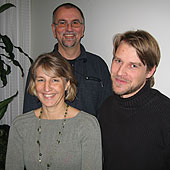 Ann-Mari Bartholdsson, Roland Thörner och Nicholas Wickström.