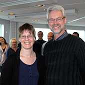 Suzanne Mason Almgren, genusexpert, och Bertil Svensson, projektledare för G-EIS.