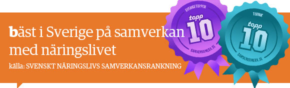 Bäst i Sverige på samverkan  med näringslivet