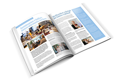 Uppslag i en katalog