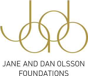 Logotyp för Jane och Dan Olssons stiftelse.