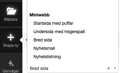 Välj en mall