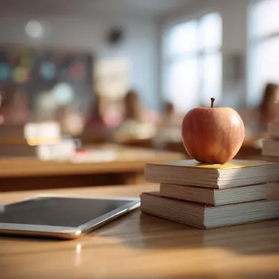 En kaffekopp, en liten robot och en fralla. Foto.