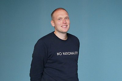 Porträttbild på man. Foto.