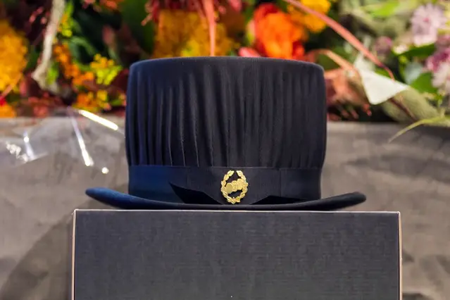 Doctoral hat. Photo