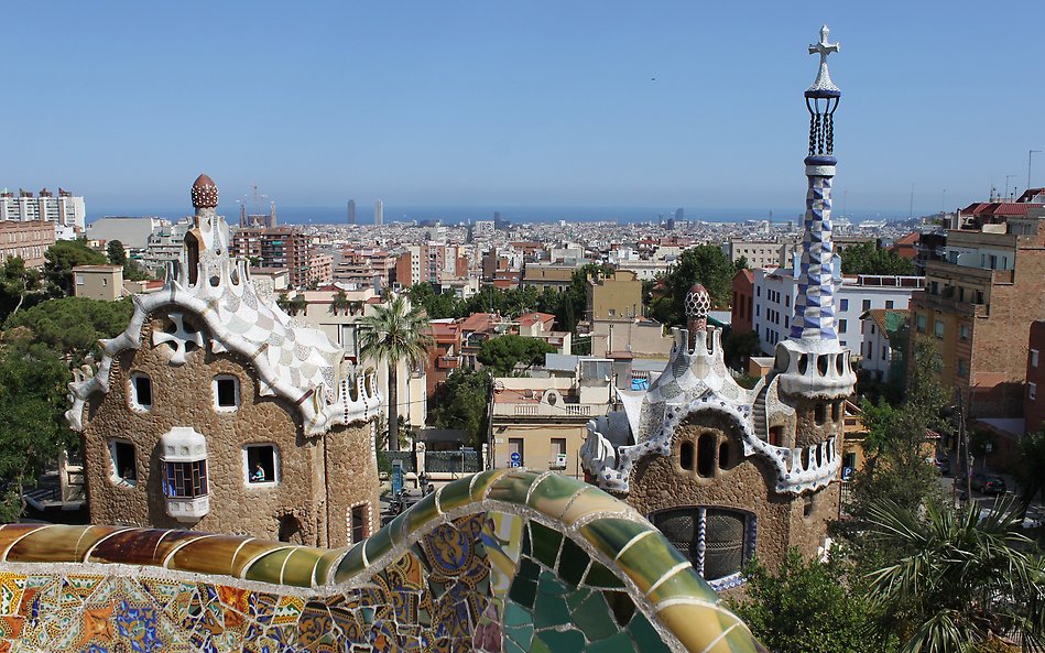 View over Barcelona. Photo.