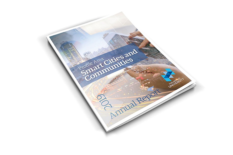 The cover of the annual report for Smart Cities and Communities 2019.