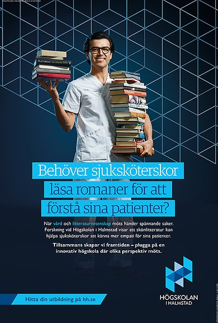 Behöver sjuksköterskor läsa romaner för att förstå sina patienter – Högskolan i Halmstad annons