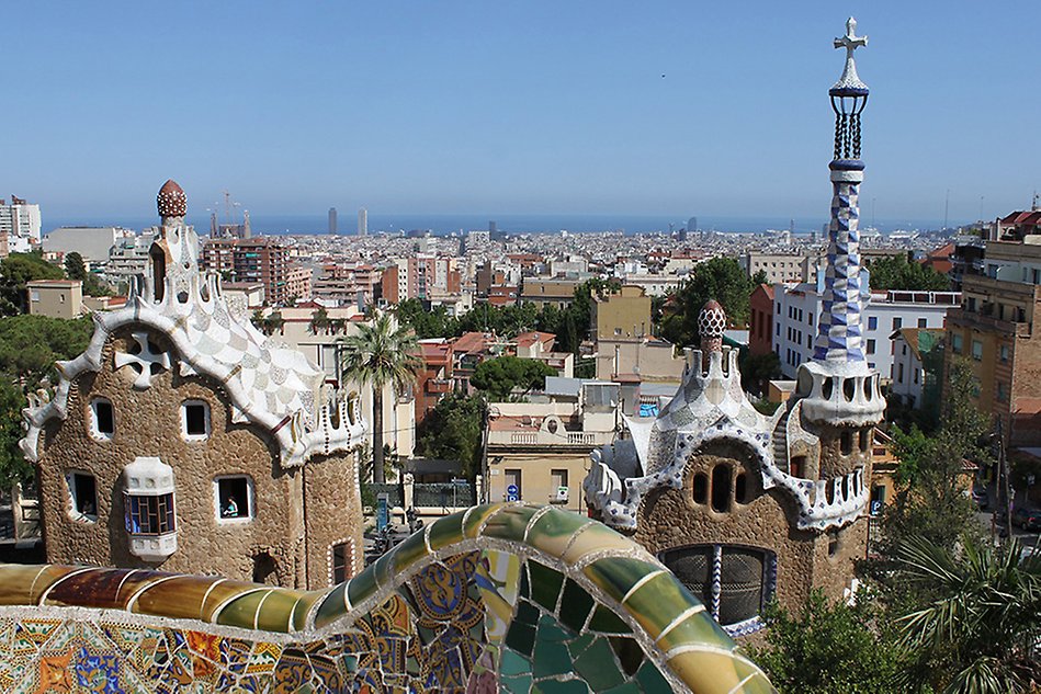 View over Barcelona. Photo.