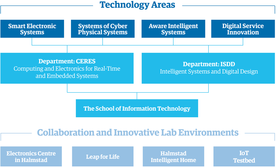 The organisation of the School of Information Technology.