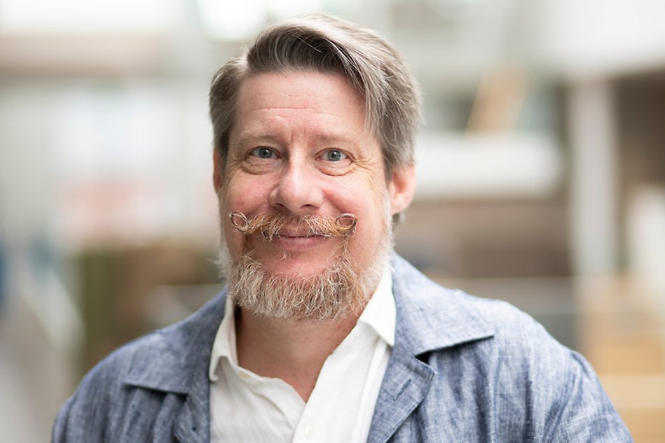 Portrait of a person with a mustache. Photo.