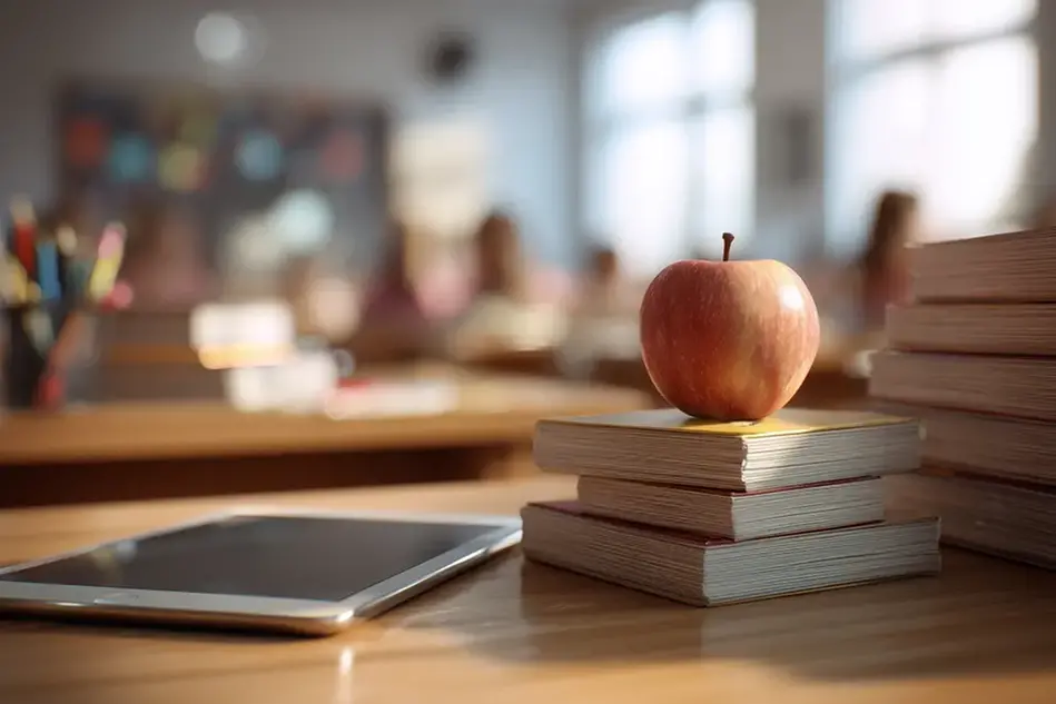 kaffekopp, fralla och liten robot